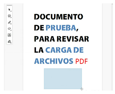 Inicio de la aplicación Adobe Reader